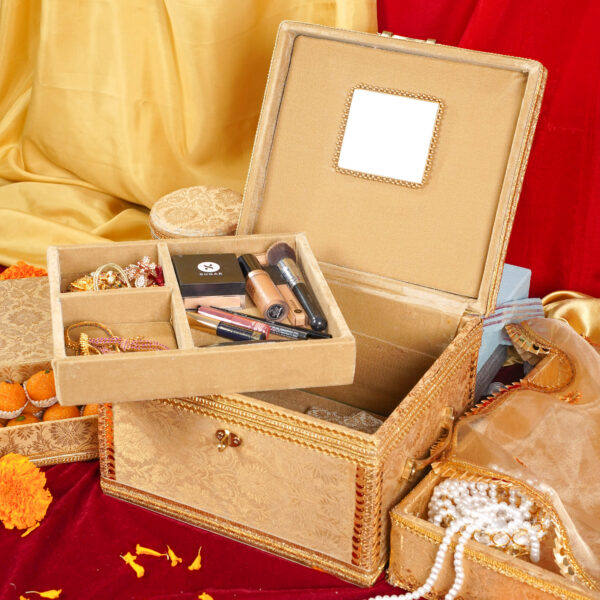 Makeup Vanity Box (Gold)