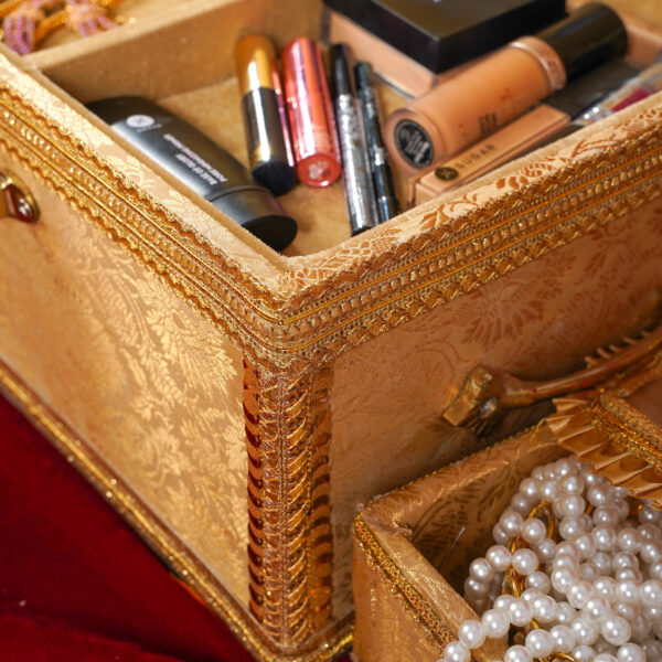 Makeup Vanity Box (Gold)